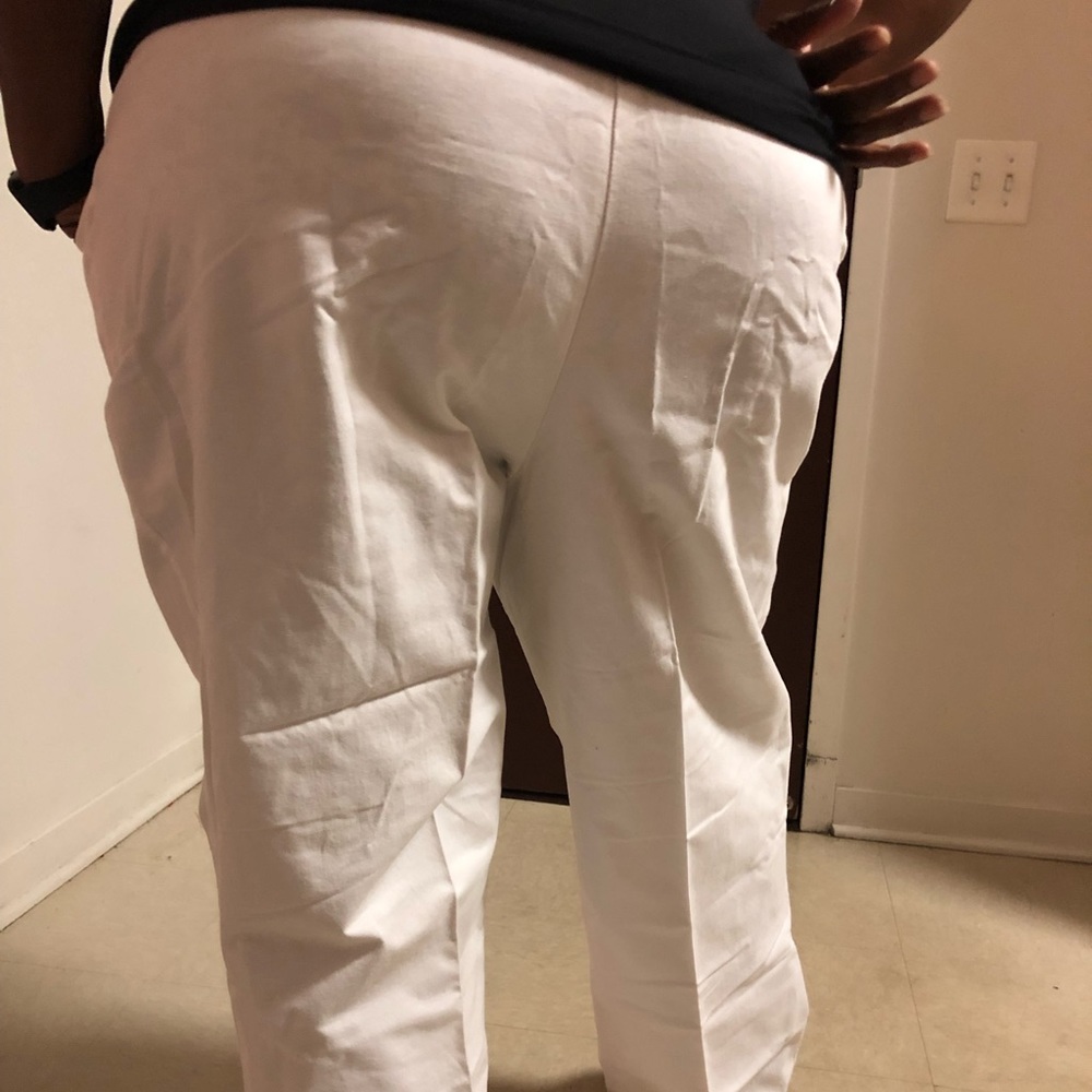 White pants Lane Bryant size 28
